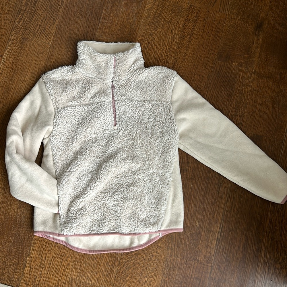 Zella Girls 1/4 Zip Fleece with pocket Size L (10/12)